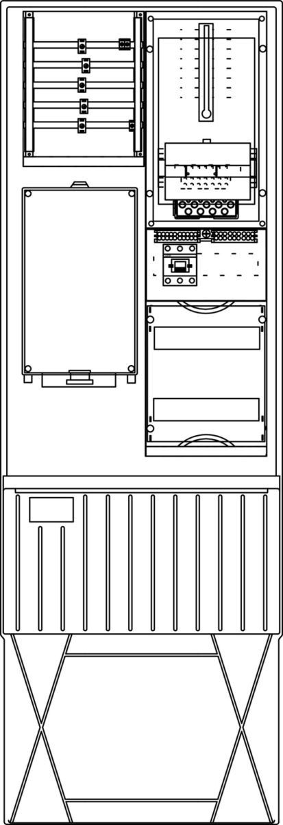 Zähleranschlusssäule ZS321.W4.33 Zähleranschlusssäule ZS321.W4.33