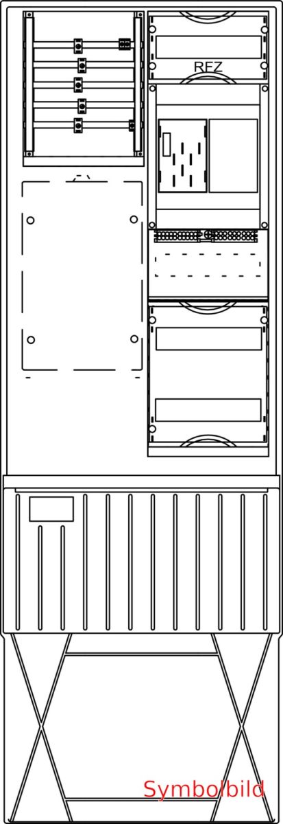 Zähleranschlusssäule ZS321B.N1.24 Zähleranschlusssäule ZS321B.N1.24