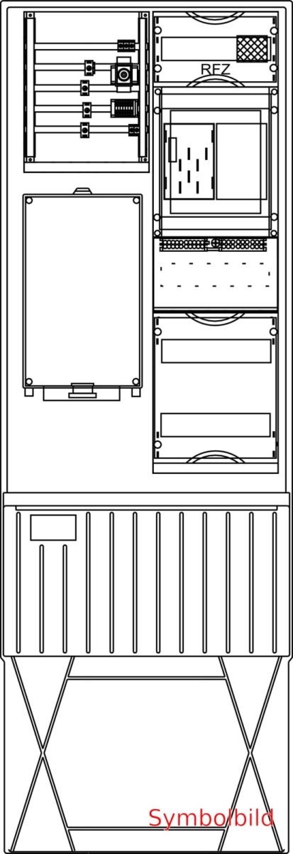 Zähleranschlusssäule ZS321B.S3.12V