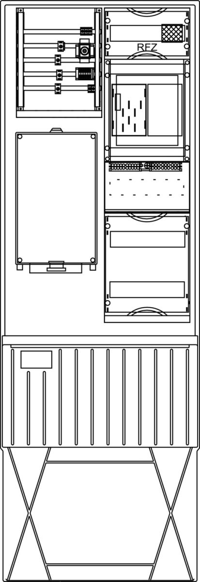 Zähleranschlusssäule ZS321B.S3.36V Zähleranschlusssäule ZS321B.S3.36V