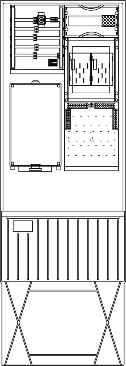 Zähleranschlusssäule ZS322B.S3.12V Zähleranschlusssäule ZS322B.S3.12V