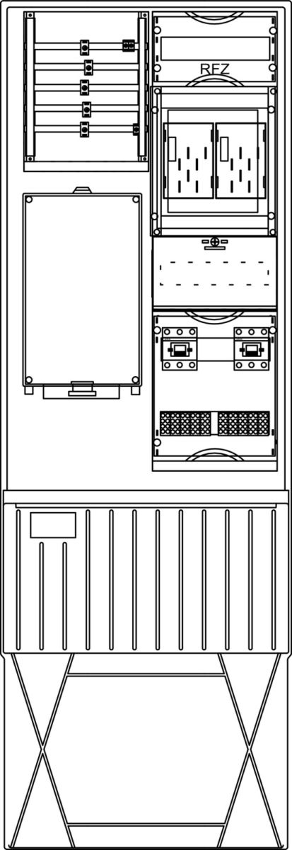 Zähleranschlusssäule ZS322B.W4.A Zähleranschlusssäule ZS322B.W4.A