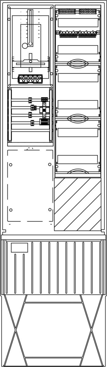 Zähleranschlusssäule ZS341.S2.72V Zähleranschlusssäule ZS341.S2.72V