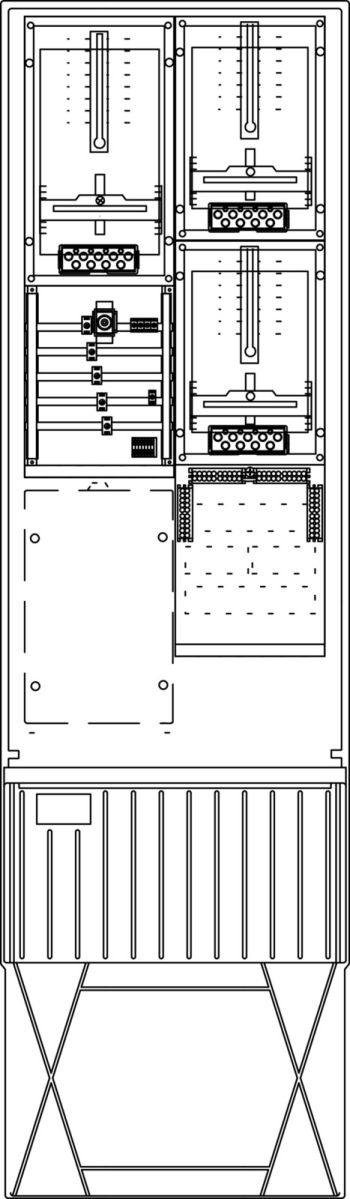 Zähleranschlusssäule ZS343T.N2.12 Zähleranschlusssäule ZS343T.N2.12