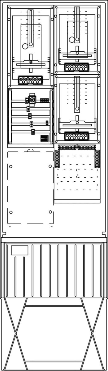 Zähleranschlusssäule ZS343T.N4.12 Zähleranschlusssäule ZS343T.N4.12
