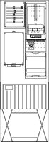 Zähleranschlusssäule ZS321.W4.33