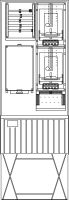 Zähleranschlusssäule ZS322.W3