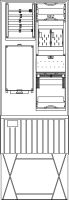 Zähleranschlusssäule ZS322B.W1.12A