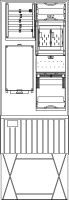 Zähleranschlusssäule ZS322B.W2.12A