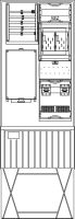 Zähleranschlusssäule ZS322B.W4.A