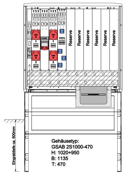 Festplatzverteiler 2S10K47LSLSy633216S Festplatzverteiler 2S10K47LSLSy633216S