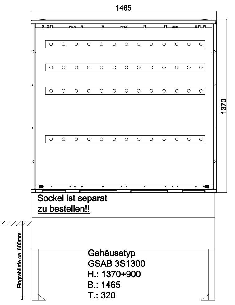Normkabelverteilerschrank 3S1300KPIMC