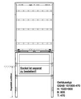 Normkabelverteilerschrank 1S1000-470KPIMC