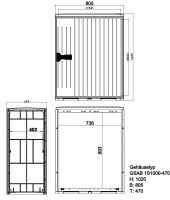 Normkabelverteilerschrank 1S1000-470MDS