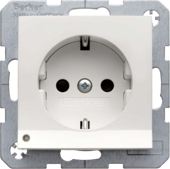 SCHUKO-Steckdose 41098982 weiß glänzend SCHUKO-Steckdose 41098982 weiß glänzend