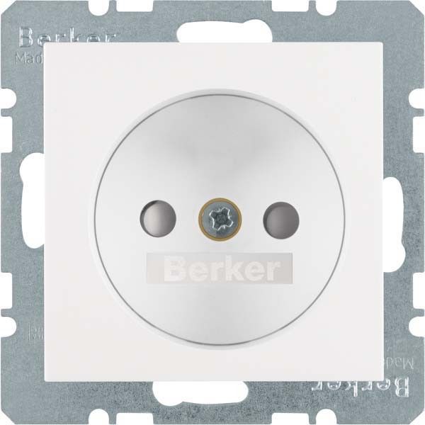 Steckdose 6167038989 polarweiß glänzend Steckdose 6167038989 polarweiß glänzend