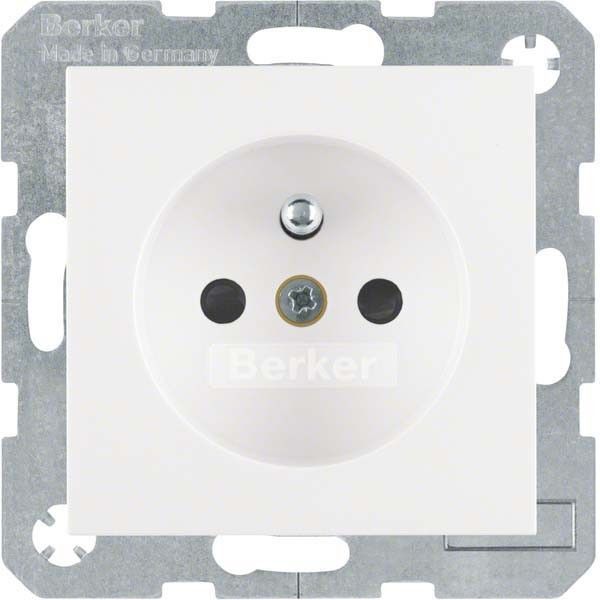 Steckdose 6765768989 polarweiß glänzend Steckdose 6765768989 polarweiß glänzend