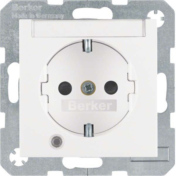 SCHUKO-Steckdose 41108989 polarweiß glänzend SCHUKO-Steckdose 41108989 polarweiß glänzend
