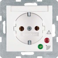 SCHUKO-Steckdose 41088989 polarweiß glänzend