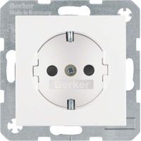 SCHUKO-Steckdose 41238989 polarweiß glänzend