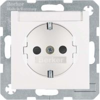 SCHUKO-Steckdose 47498989 polarweiß glänzend