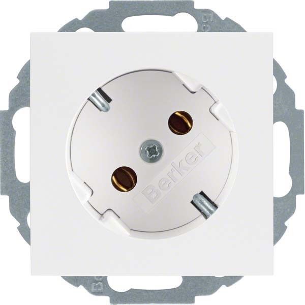 SCHUKO-Steckdose 47271909 polarweiß matt SCHUKO-Steckdose 47271909 polarweiß matt