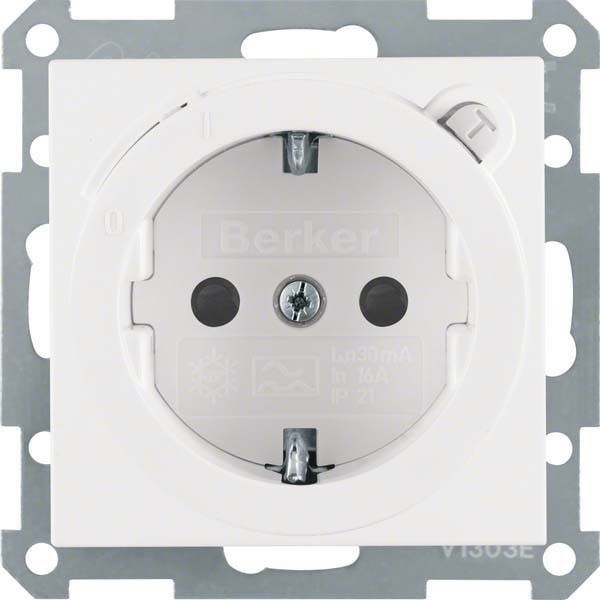 SCHUKO-Steckdose 47081909 polarweiß matt SCHUKO-Steckdose 47081909 polarweiß matt