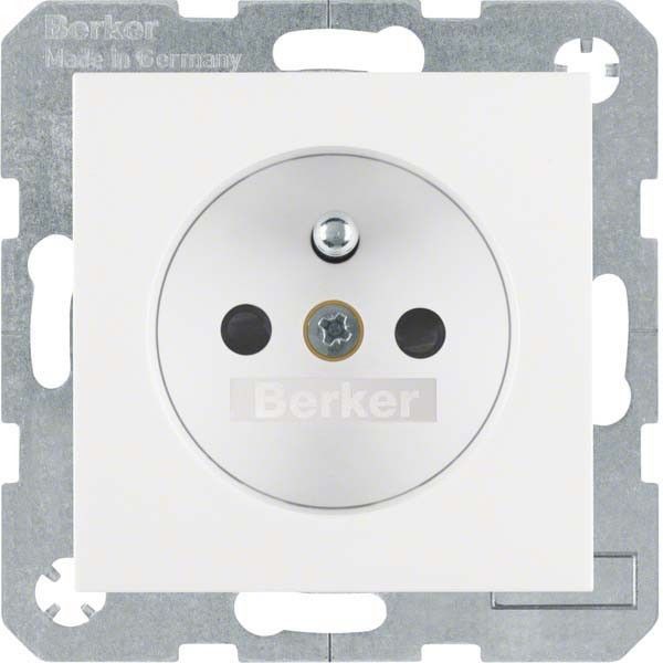 Steckdose 6768761909 polarweiß matt Steckdose 6768761909 polarweiß matt