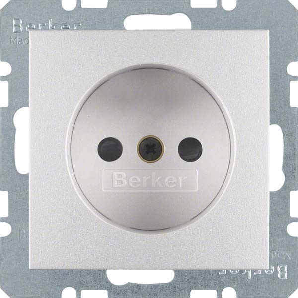 Steckdose 6167331404 alu matt lackiert Steckdose 6167331404 alu matt lackiert