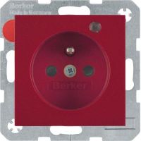 Steckdose 6765098915 rot glänzend