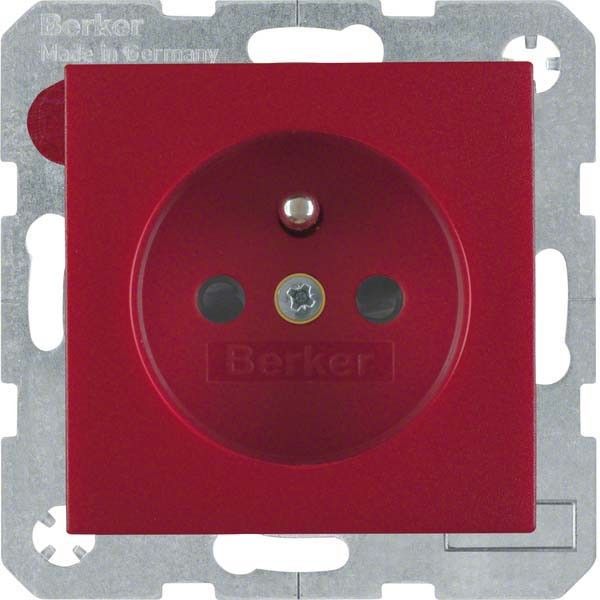 Steckdose 6765760062 rot matt Steckdose 6765760062 rot matt