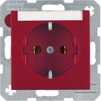 SCHUKO-Steckdose 47501902 rot matt