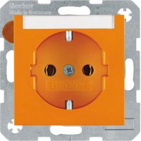 SCHUKO-Steckdose 47508907 orange glänzend