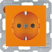 SCHUKO-Steckdose 41431914 orange matt