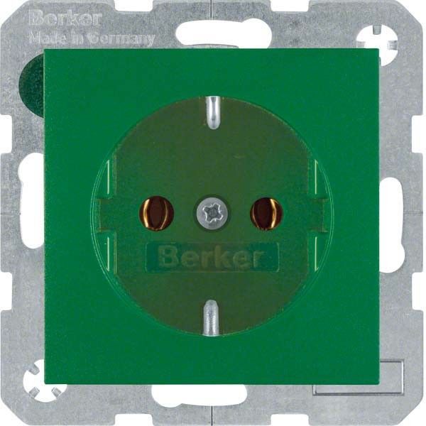 SCHUKO-Steckdose 47431913 grün matt SCHUKO-Steckdose 47431913 grün matt