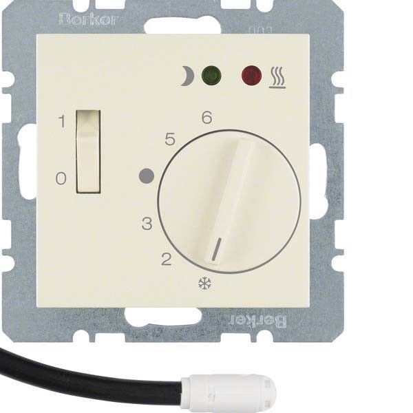 Fußbodentemperaturregler 20348982 weiß glänzend Fußbodentemperaturregler 20348982 weiß glänzend