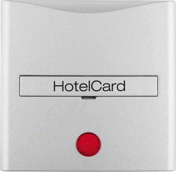 Schalteraufsatz Hotelcard 16401404 alu matt lackiert Schalteraufsatz Hotelcard 16401404 alu matt lackiert