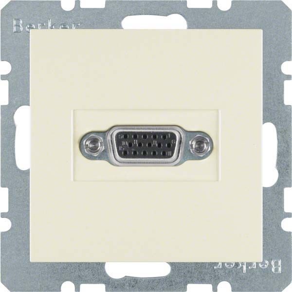 Steckdose VGA 3315408982 weiß glänzend Steckdose VGA 3315408982 weiß glänzend