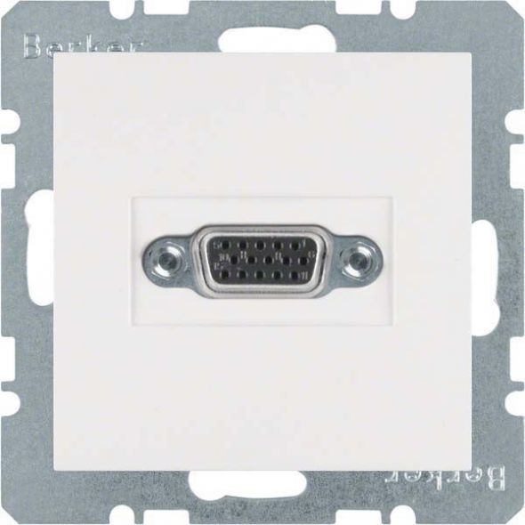 Steckdose VGA 3315411909 polarweiß matt Steckdose VGA 3315411909 polarweiß matt
