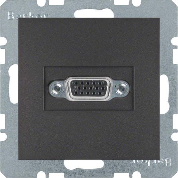 Steckdose VGA 3315411606 anthrazit matt Steckdose VGA 3315411606 anthrazit matt