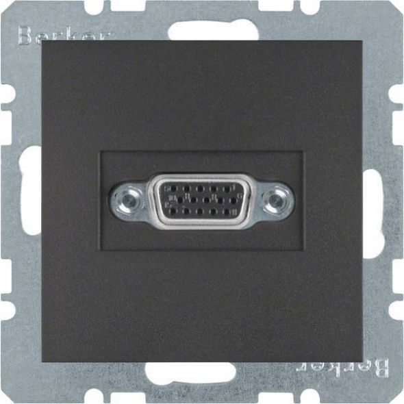 Steckdose VGA 3315411606 anthrazit matt Steckdose VGA 3315411606 anthrazit matt
