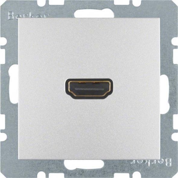 Steckdose HD 3315431404 alu matt lackiert Steckdose HD 3315431404 alu matt lackiert