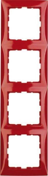 Rahmen 4-fach 10148962 rot glänzend