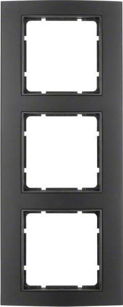 Rahmen 3-fach 10133005 alu schwarz anthrazit matt Rahmen 3-fach 10133005 alu schwarz anthrazit matt