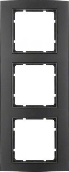 Rahmen 3-fach 10133005 alu schwarz anthrazit matt Rahmen 3-fach 10133005 alu schwarz anthrazit matt