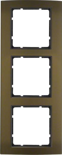Rahmen 3-fach 10133001 alu braun anthrazit matt Rahmen 3-fach 10133001 alu braun anthrazit matt