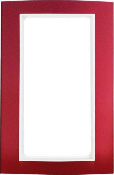 Rahmen 13093022 alu rot polarweiß matt