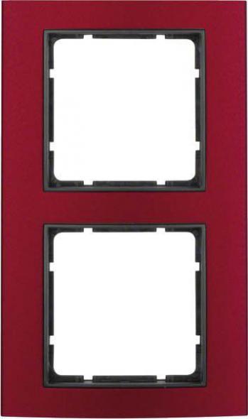 Rahmen 2-fach 10123012 alu rot anthrazit matt Rahmen 2-fach 10123012 alu rot anthrazit matt