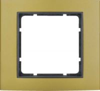 Rahmen 1-fach 10113016 alu gold anthrazit matt