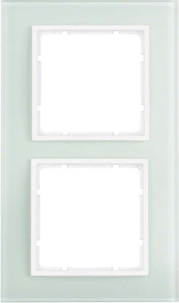 Rahmen 2-fach 10126909 Glas polarweiß matt Rahmen 2-fach 10126909 Glas polarweiß matt